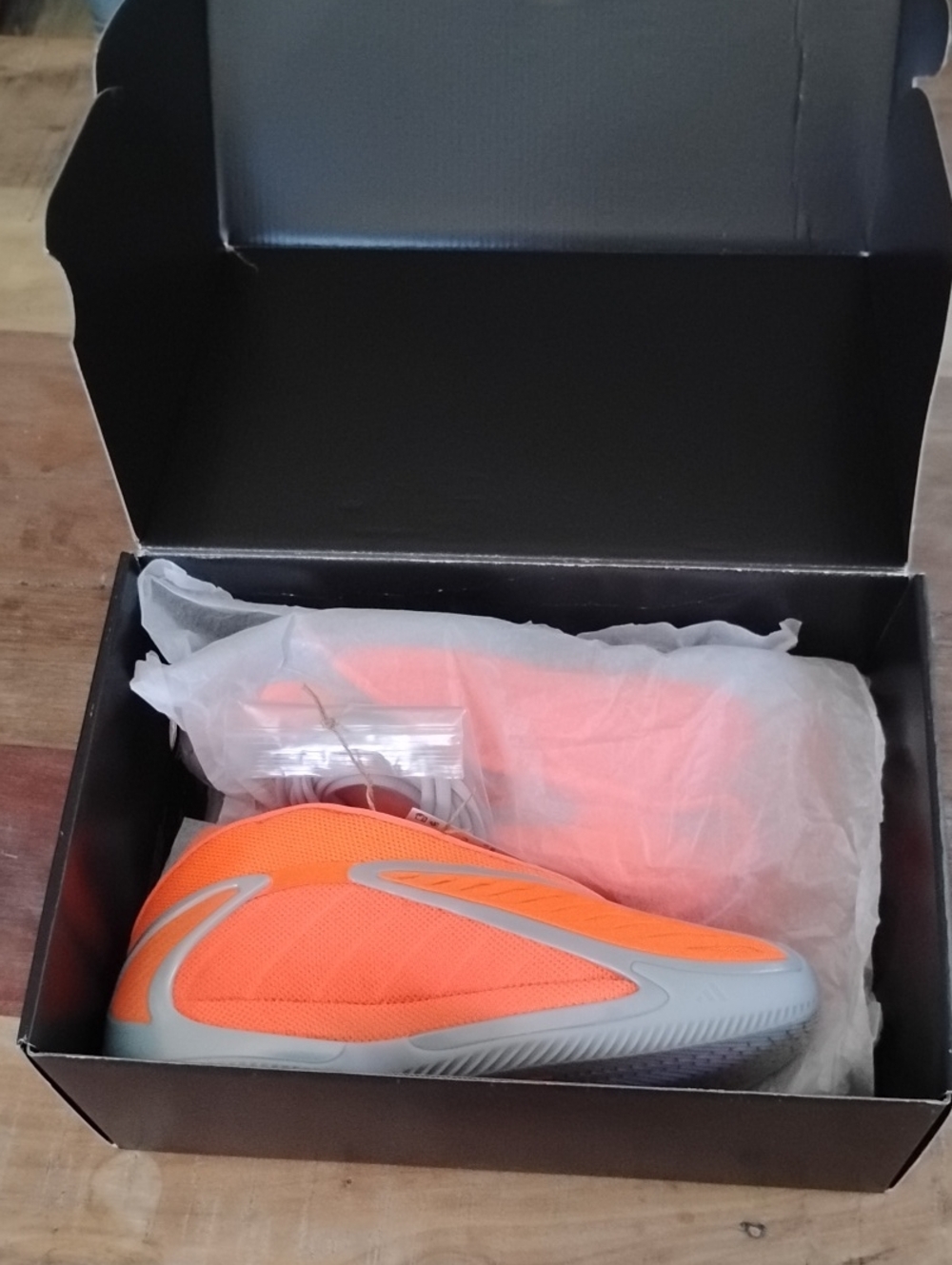 adidas Kids Orange and Gray Sneakers